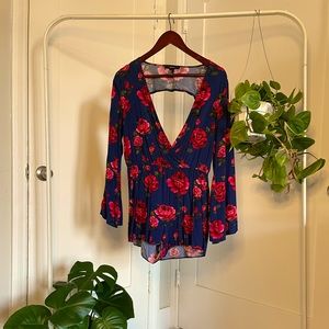 Floral F21 romper - size medium